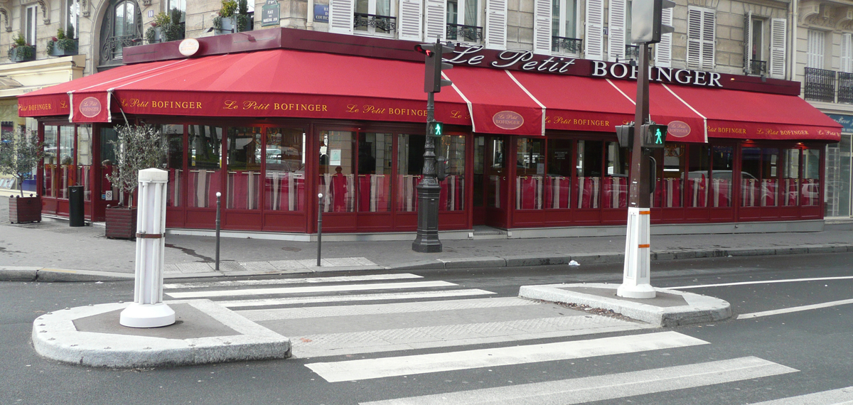 stores fenêtre restaurant paris