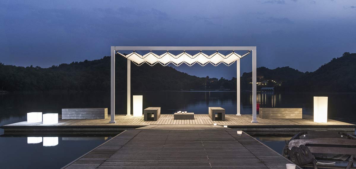 pergolas inox stores retractable